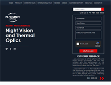 Tablet Screenshot of nvisionoptics.com